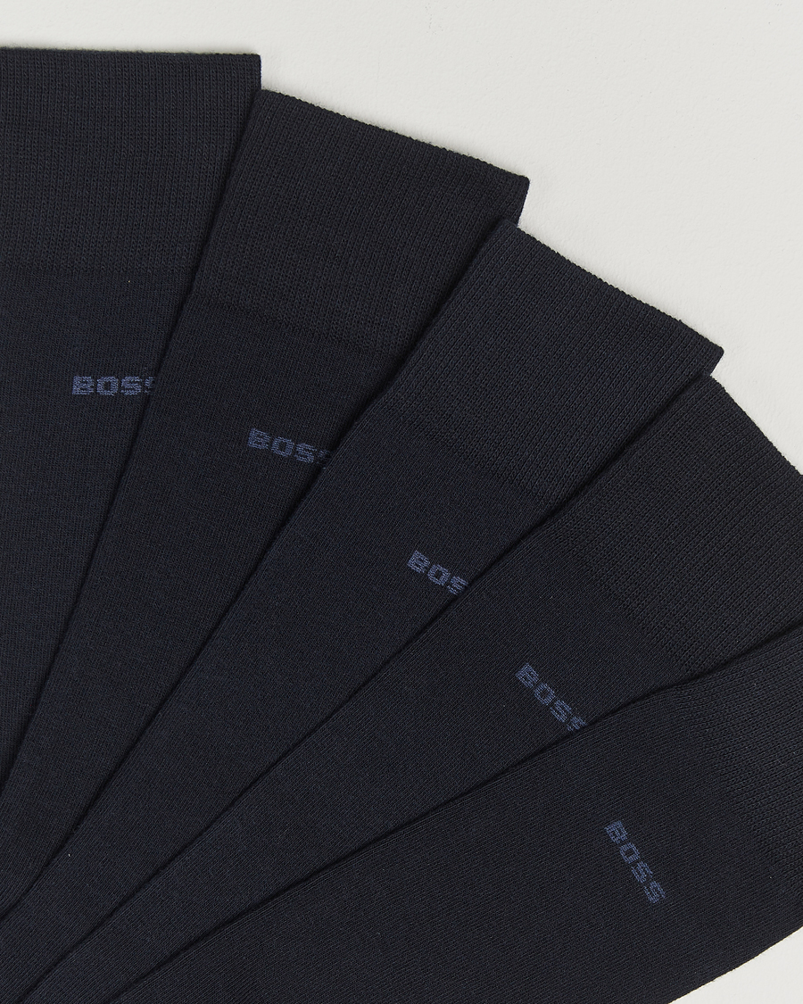 Hombres | Ropa interior y calcetines | BOSS BLACK | 5-Pack RS Uni Socks Dark Blue