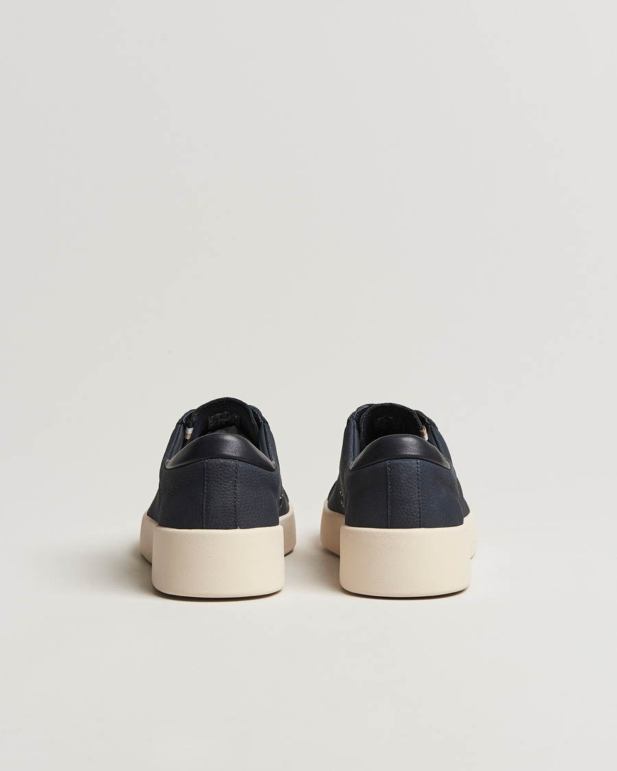 Hombres | BOSS BLACK Belwar Leather Sneaker Dark Blue | BOSS BLACK | Belwar Leather Sneaker Dark Blue