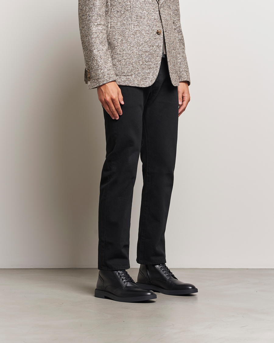 Hombres | BOSS BLACK Calev Leather Boot Black | BOSS BLACK | Calev Leather Boot Black