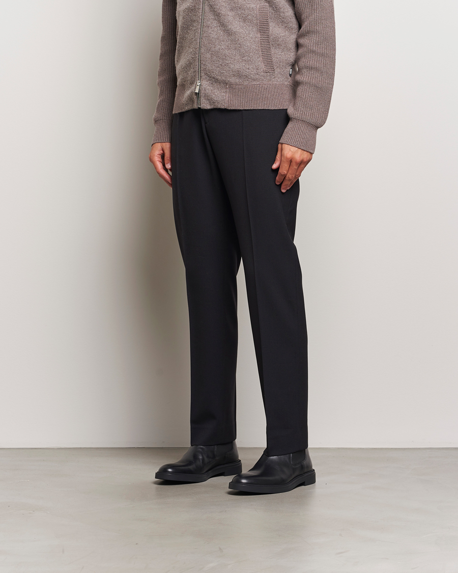 Hombres | BOSS BLACK Calev Leather Chelsea Boot Black | BOSS BLACK | Calev Leather Chelsea Boot Black