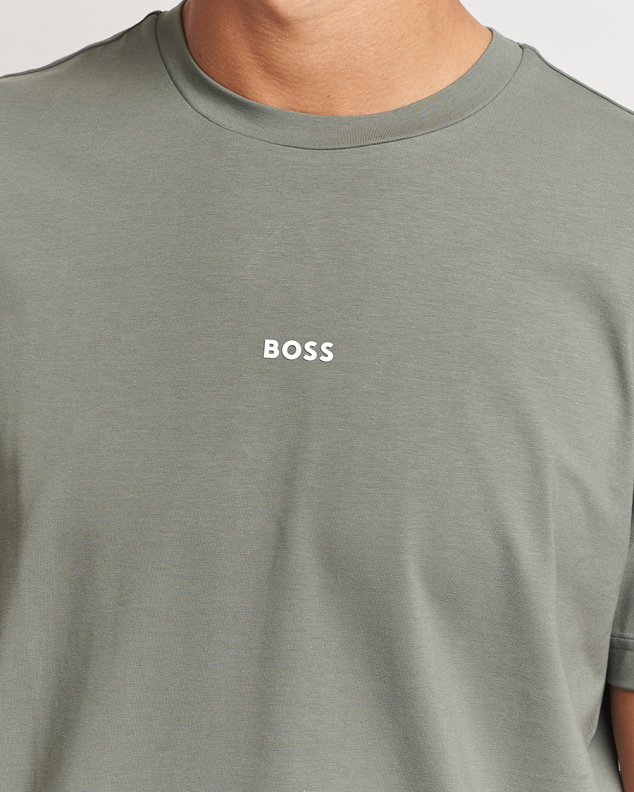 Hombres | Camisetas | BOSS ORANGE | Tchup Logo Crew Neck T-Shirt Open Grey