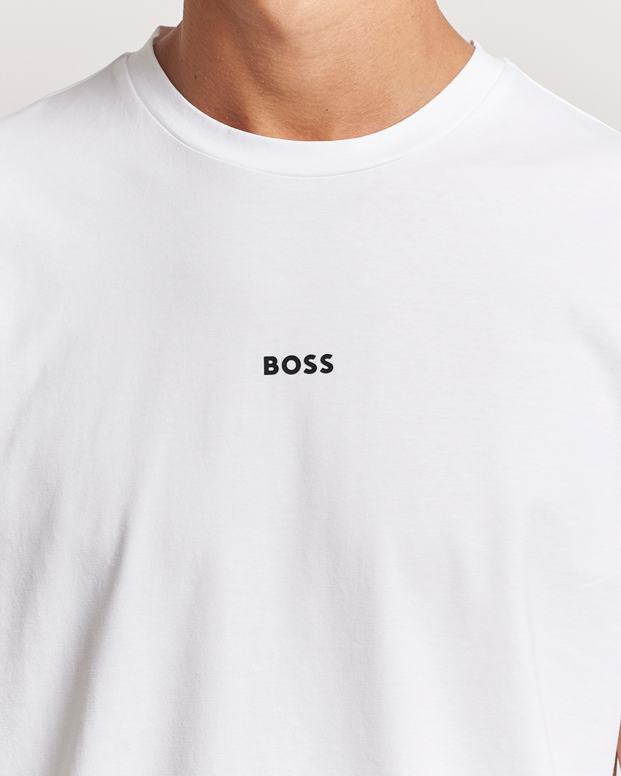Hombres | Camisetas | BOSS ORANGE | Tchup Logo Crew Neck T-Shirt White