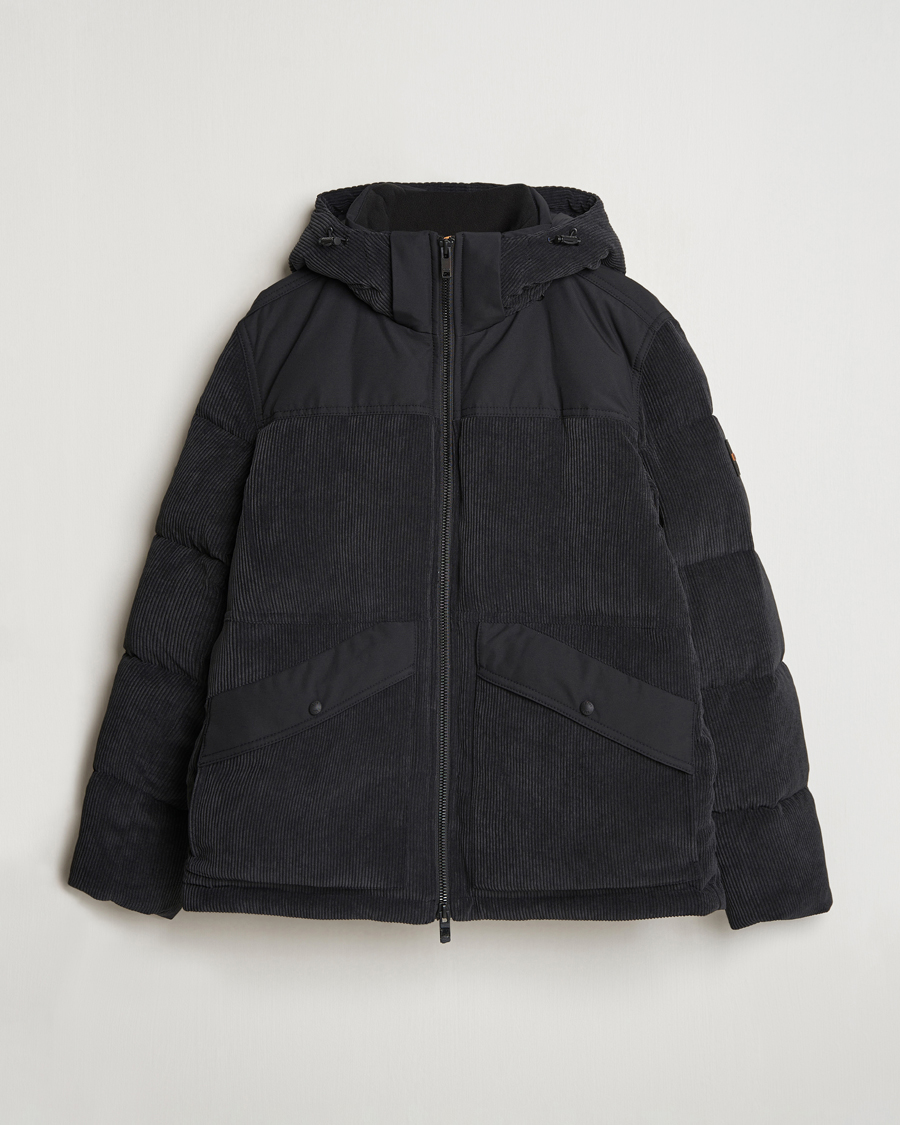 Hombres | Abrigos y chaquetas | BOSS ORANGE | Odope Padded Corduroy Jacket Black