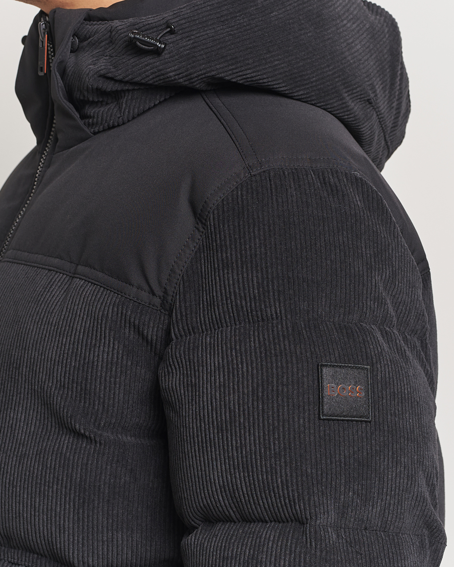 Hombres | Abrigos y chaquetas | BOSS ORANGE | Odope Padded Corduroy Jacket Black