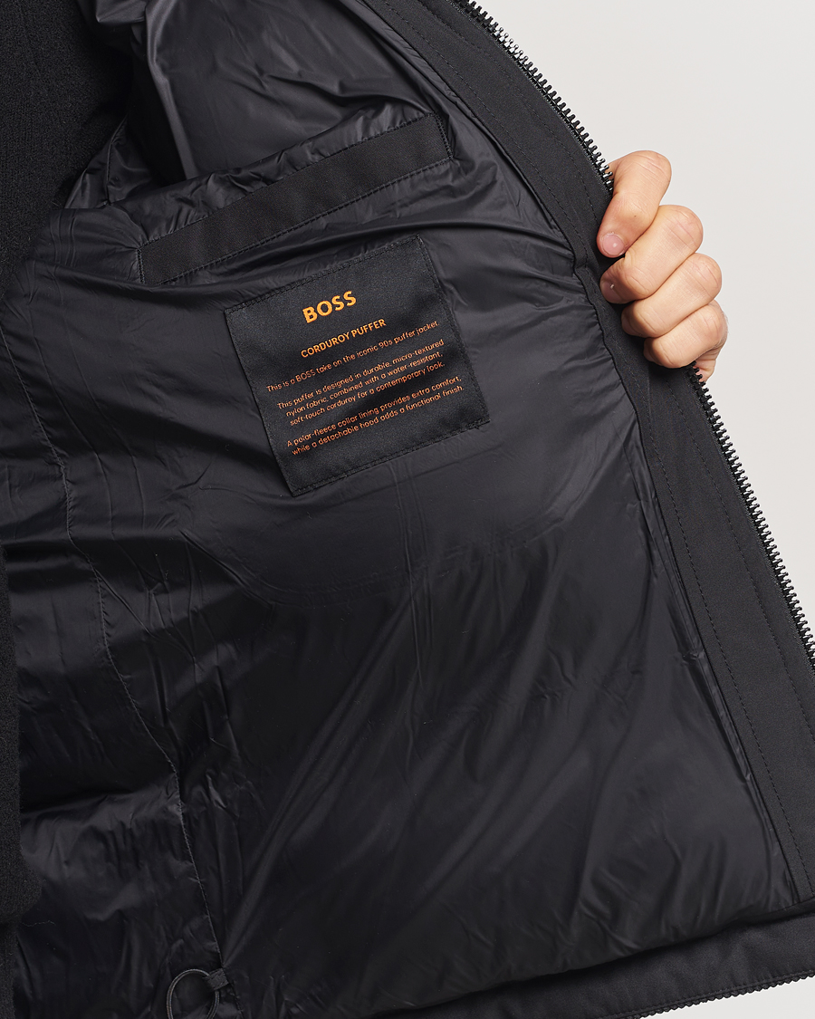 Hombres | Abrigos y chaquetas | BOSS ORANGE | Odope Padded Corduroy Jacket Black