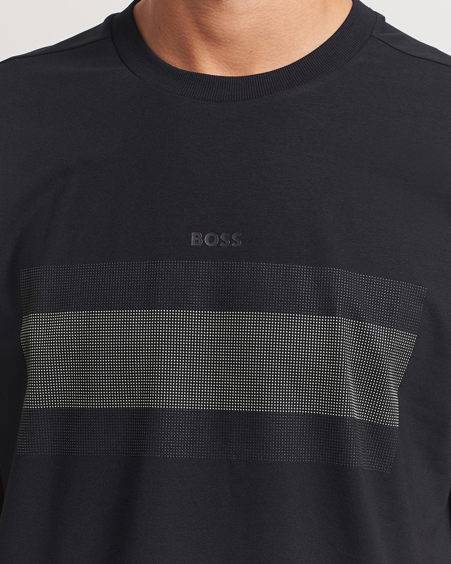 Hombres | Camisetas | BOSS GREEN | Graphic Crew Neck T-Shirt Black