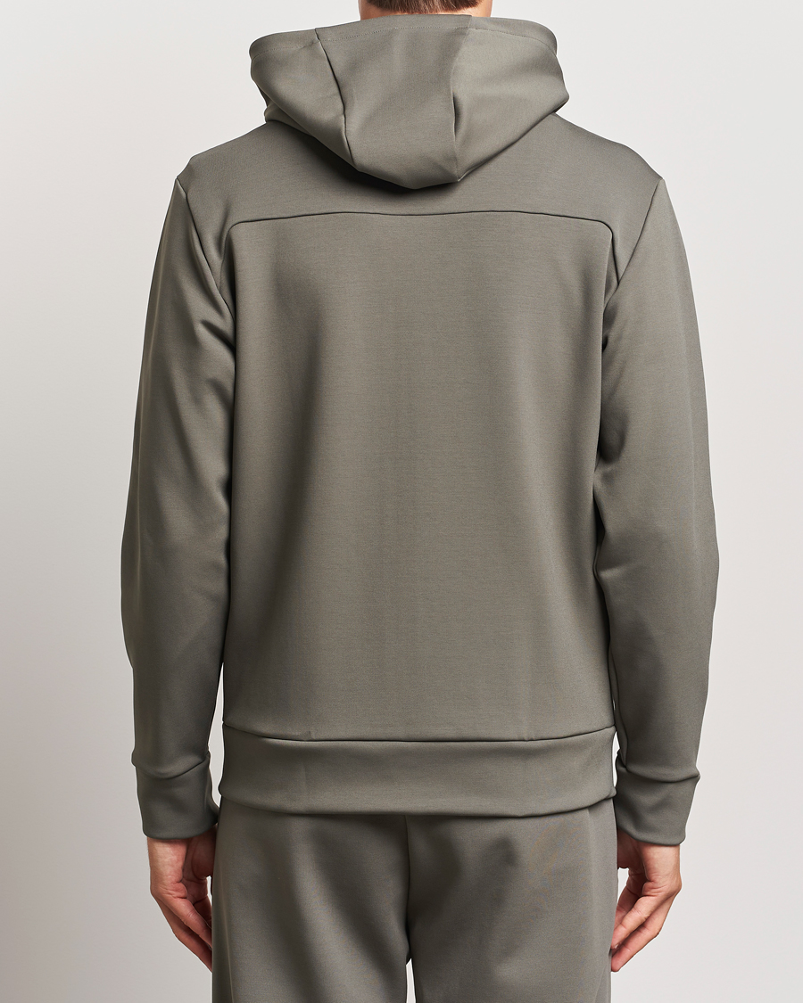 Hombres | Jerséis y prendas de punto | BOSS GREEN | Saggy Full Zip Hoodie Light Grey