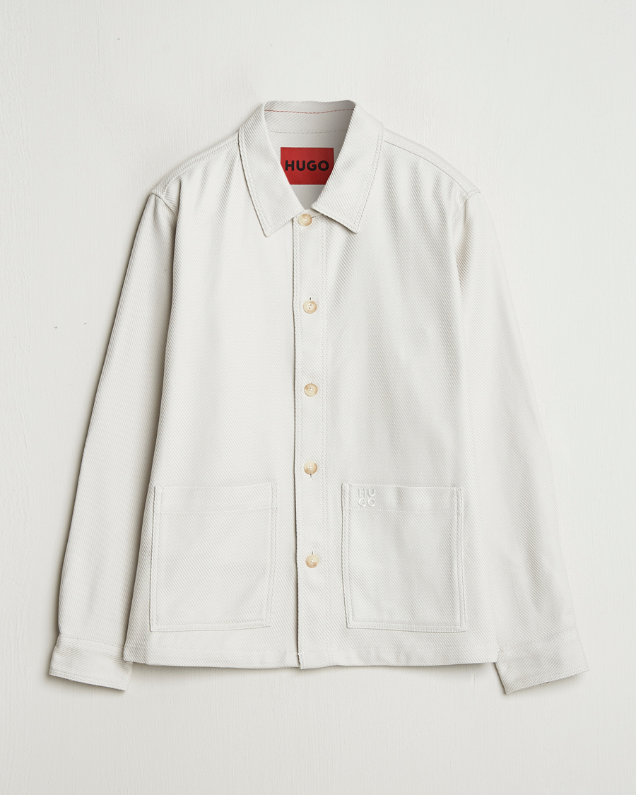 Hombres | Camisas | HUGO | Ekrel Overshirt Off White