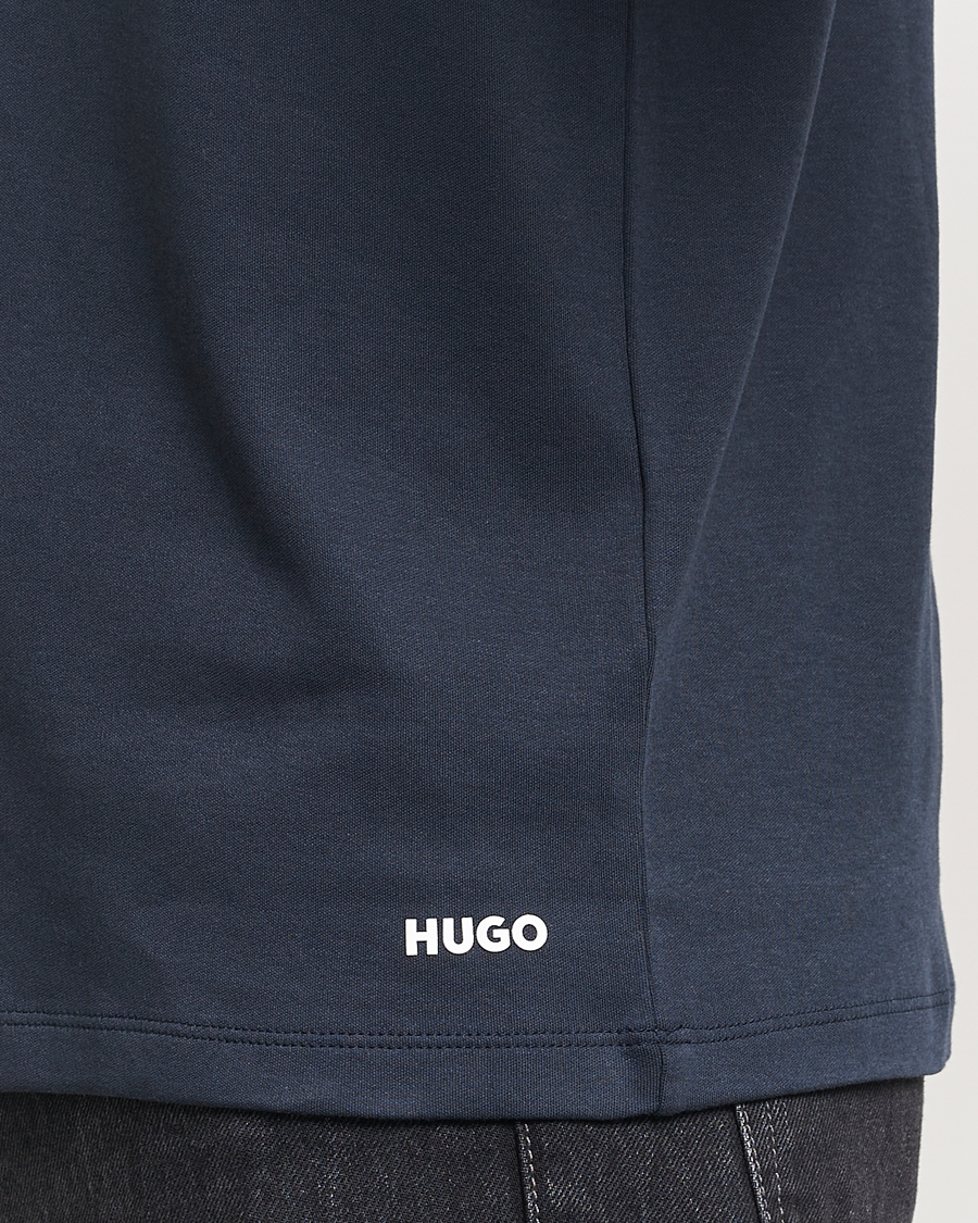Hombres | Camisetas | HUGO | Dozy Crew Neck T-Shirt Dark Blue