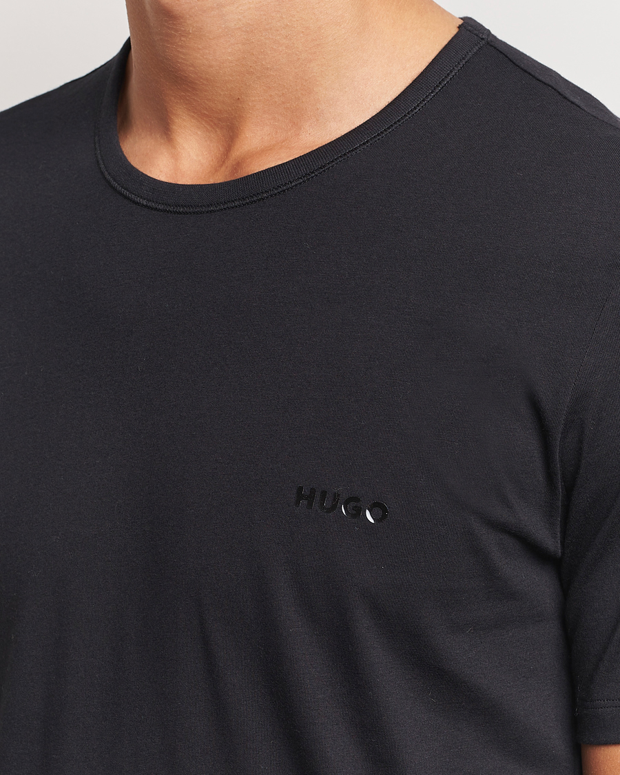 Hombres | Camisetas | HUGO | 3-Pack Crew Neck T-Shirt Black