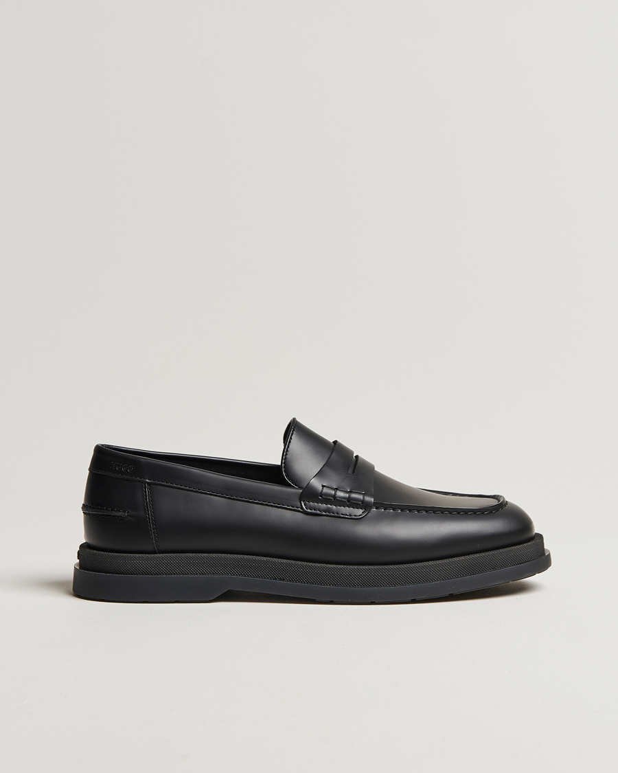 Hombres | HUGO Chaol Leather Loafer Black | HUGO | Chaol Leather Loafer Black