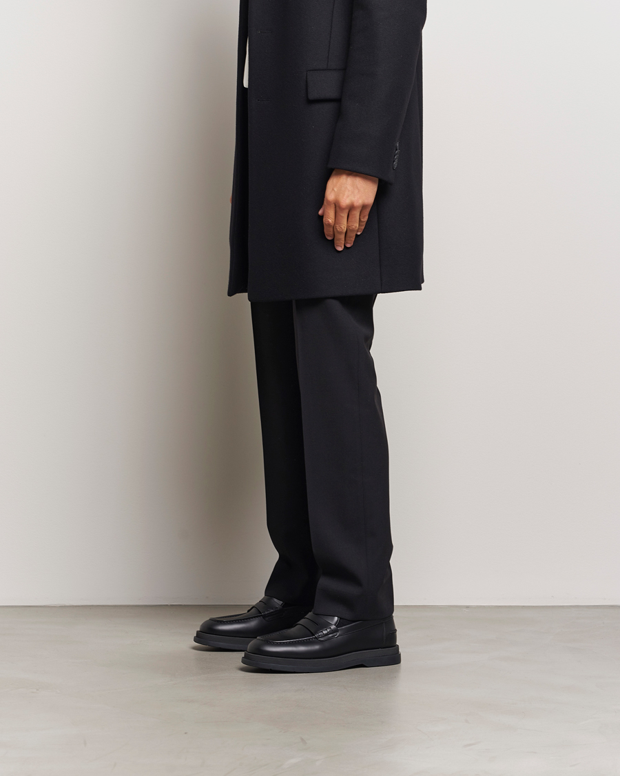 Hombres | HUGO Chaol Leather Loafer Black | HUGO | Chaol Leather Loafer Black