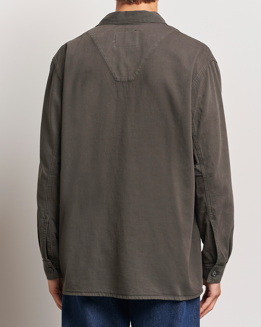 Hombres | Camisas | Jeanerica | Lala Popover Shirt Warm Grey