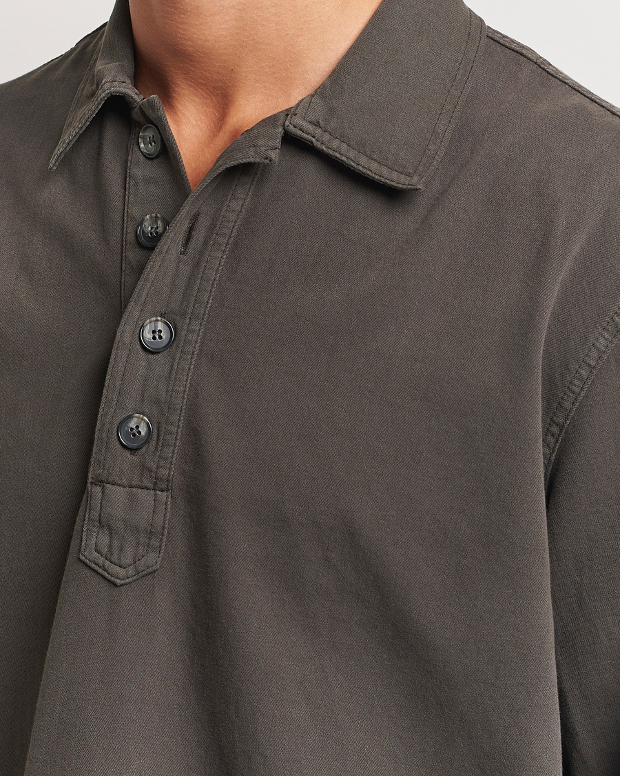 Hombres | Camisas | Jeanerica | Lala Popover Shirt Warm Grey