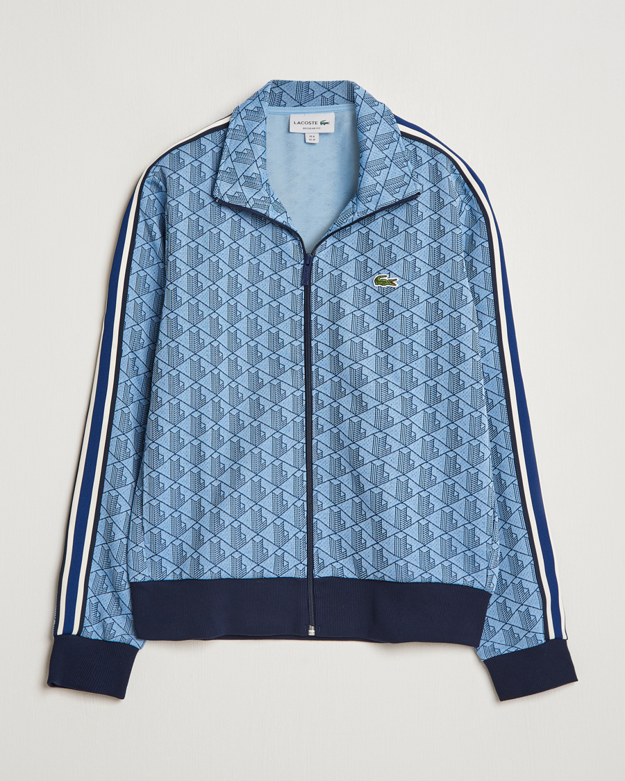 Hombres | Jerséis y prendas de punto | Lacoste | Monogram Track Jacket Rill/Globe