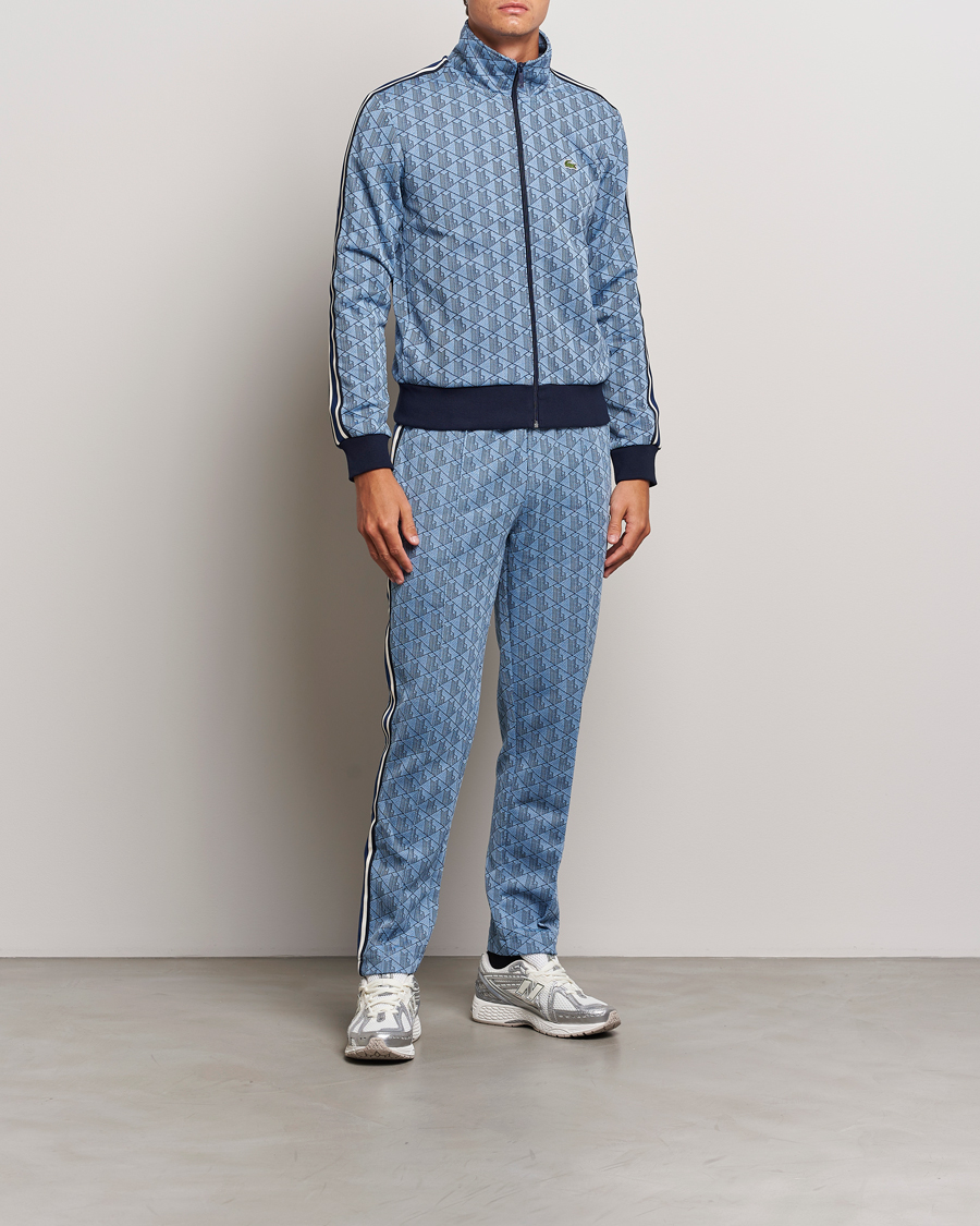 Hombres | Jerséis y prendas de punto | Lacoste | Monogram Track Jacket Rill/Globe