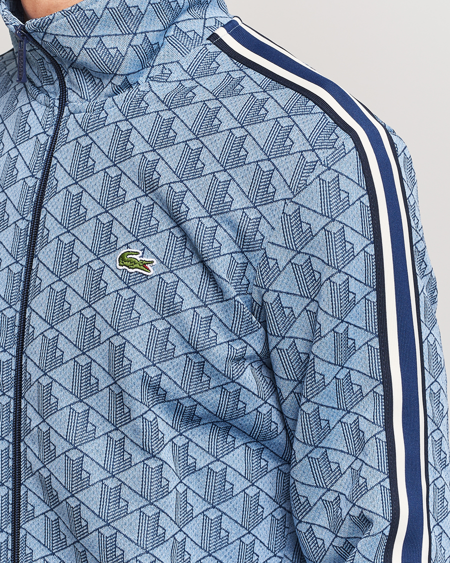 Hombres | Jerséis y prendas de punto | Lacoste | Monogram Track Jacket Rill/Globe