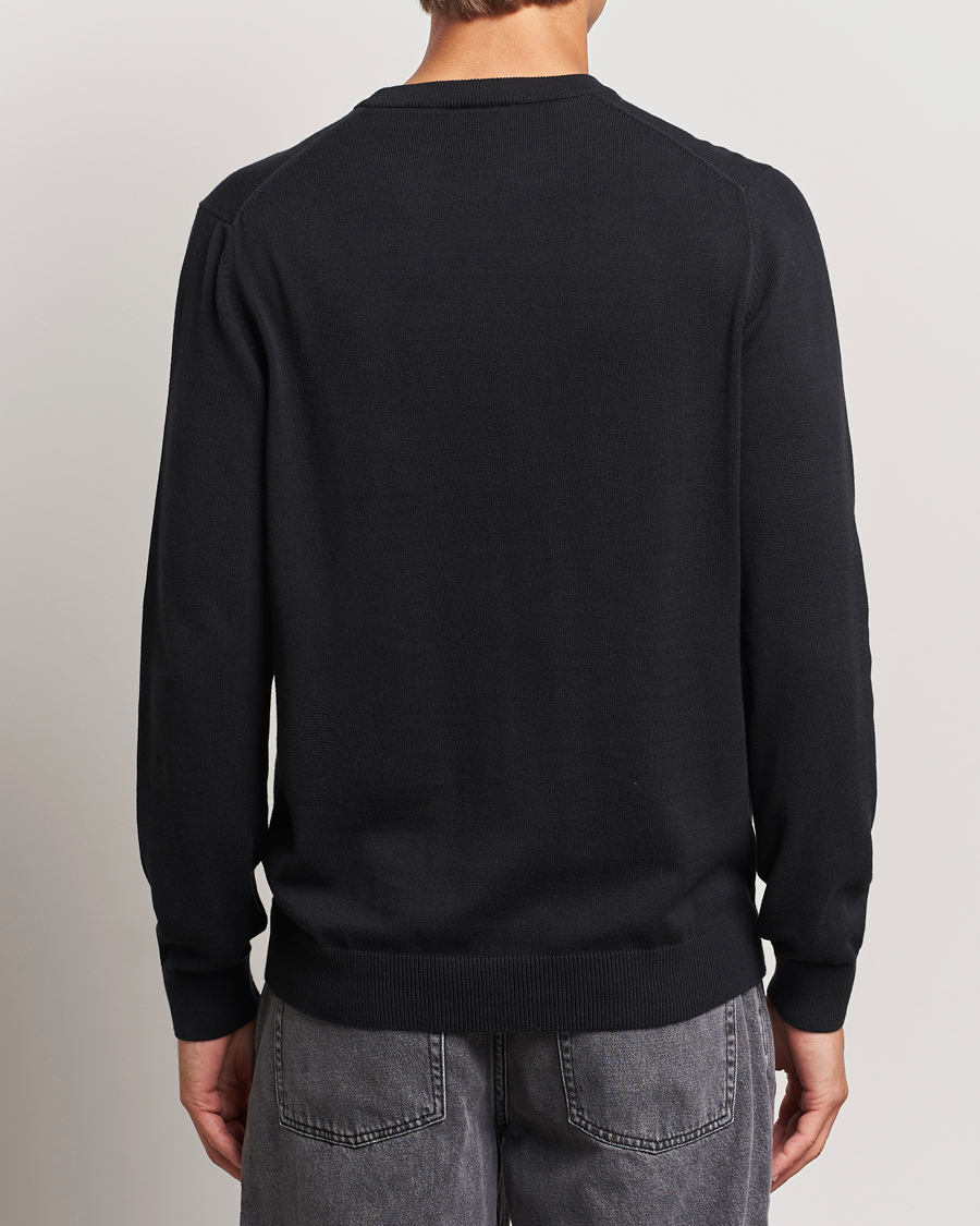 Hombres | Jerséis y prendas de punto | Lacoste | Cotton Knitted Sweater Black