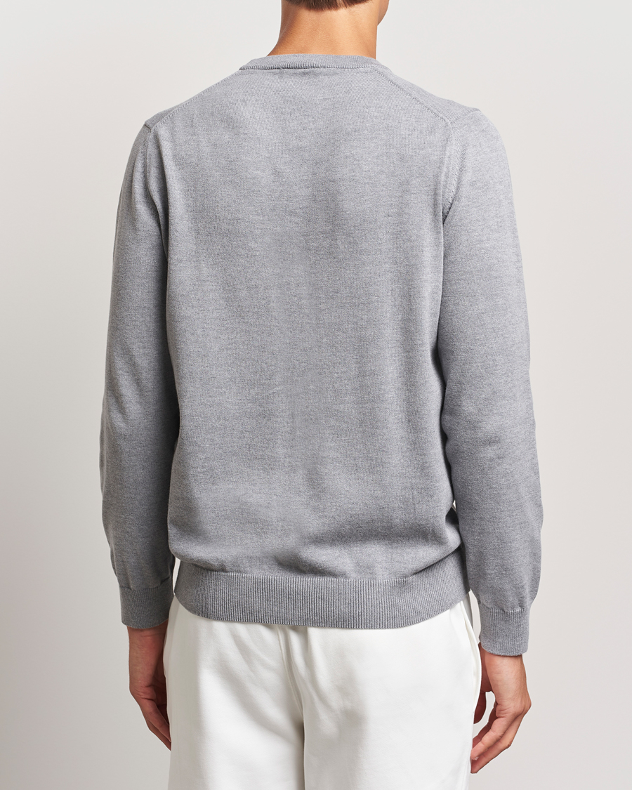 Hombres | Jerséis y prendas de punto | Lacoste | Cotton Knitted Sweater Silver Chine