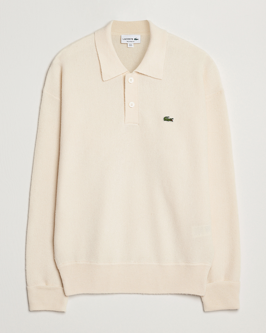 Hombres | Jerséis y prendas de punto | Lacoste | Carded Wool Polo Lapland