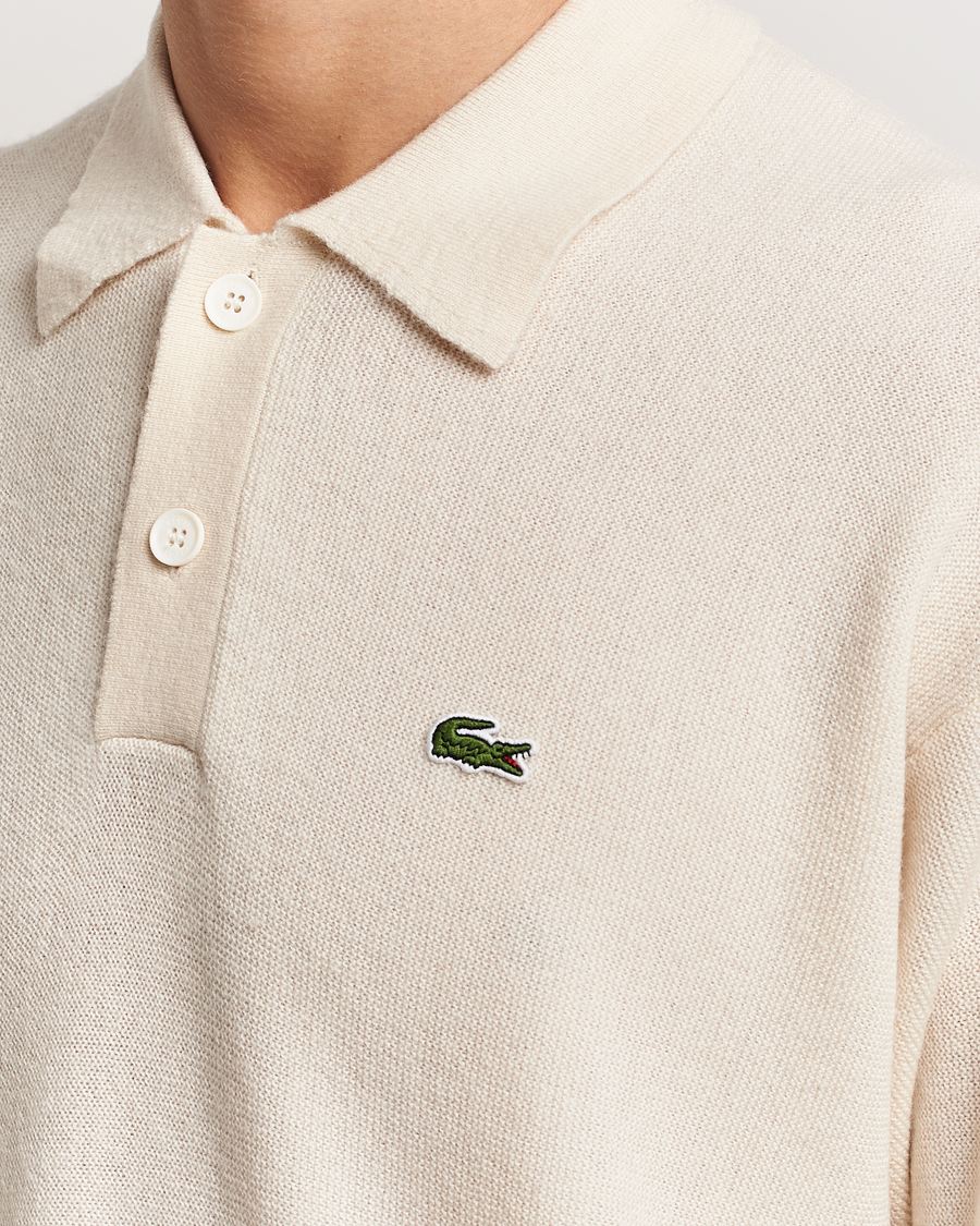 Hombres | Jerséis y prendas de punto | Lacoste | Carded Wool Polo Lapland