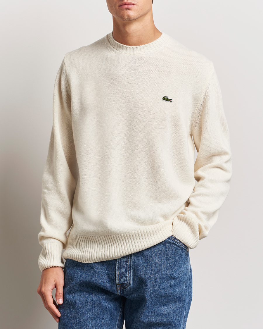 Hombres | Jerséis y prendas de punto | Lacoste | Carded Wool Crew Neck Lapland