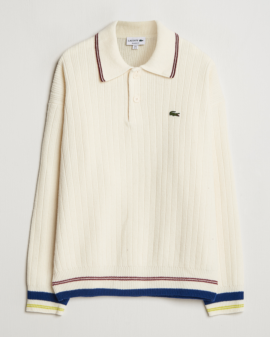 Hombres | Jerséis y prendas de punto | Lacoste | Retro Tennis Wool Polo Lapland