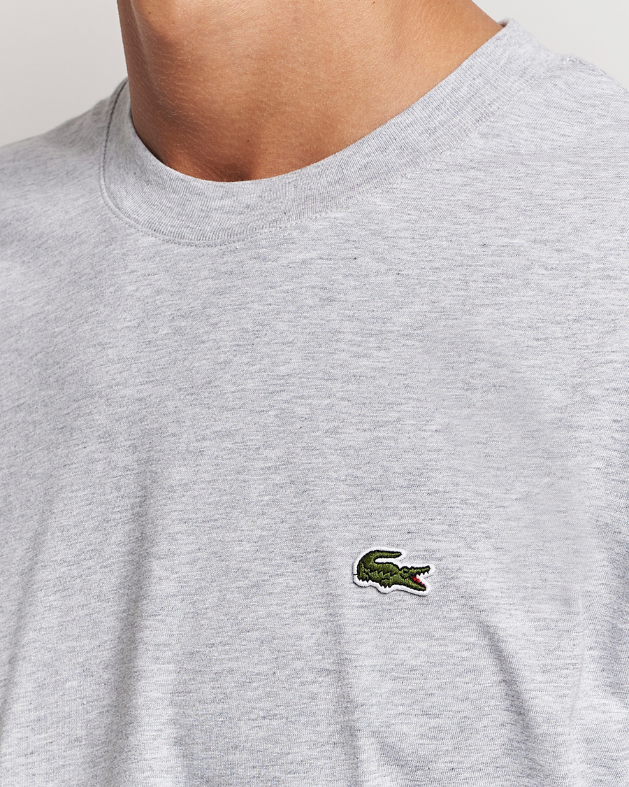 Hombres | Camisetas | Lacoste | Crew Neck T-Shirt Silver Chine
