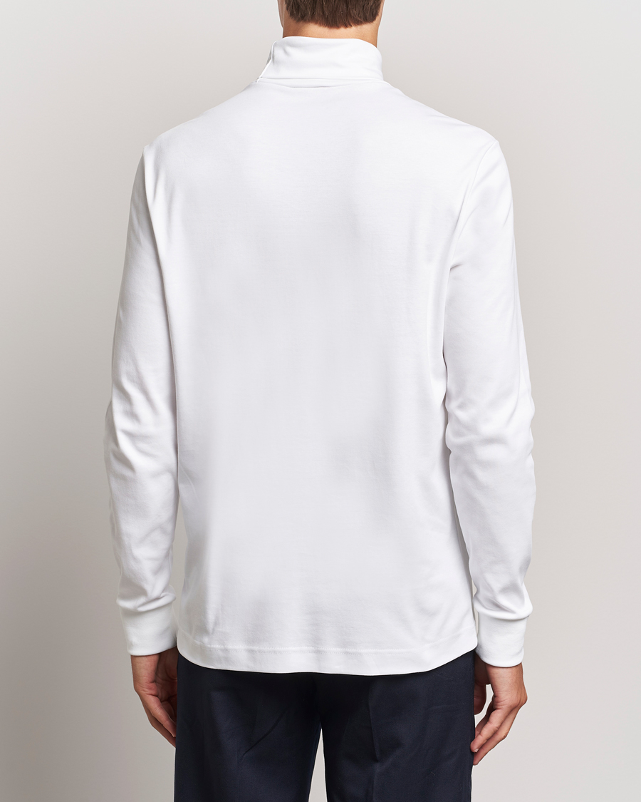 Hombres | Jerséis y prendas de punto | Lacoste | Interlock Cotton Rollneck White