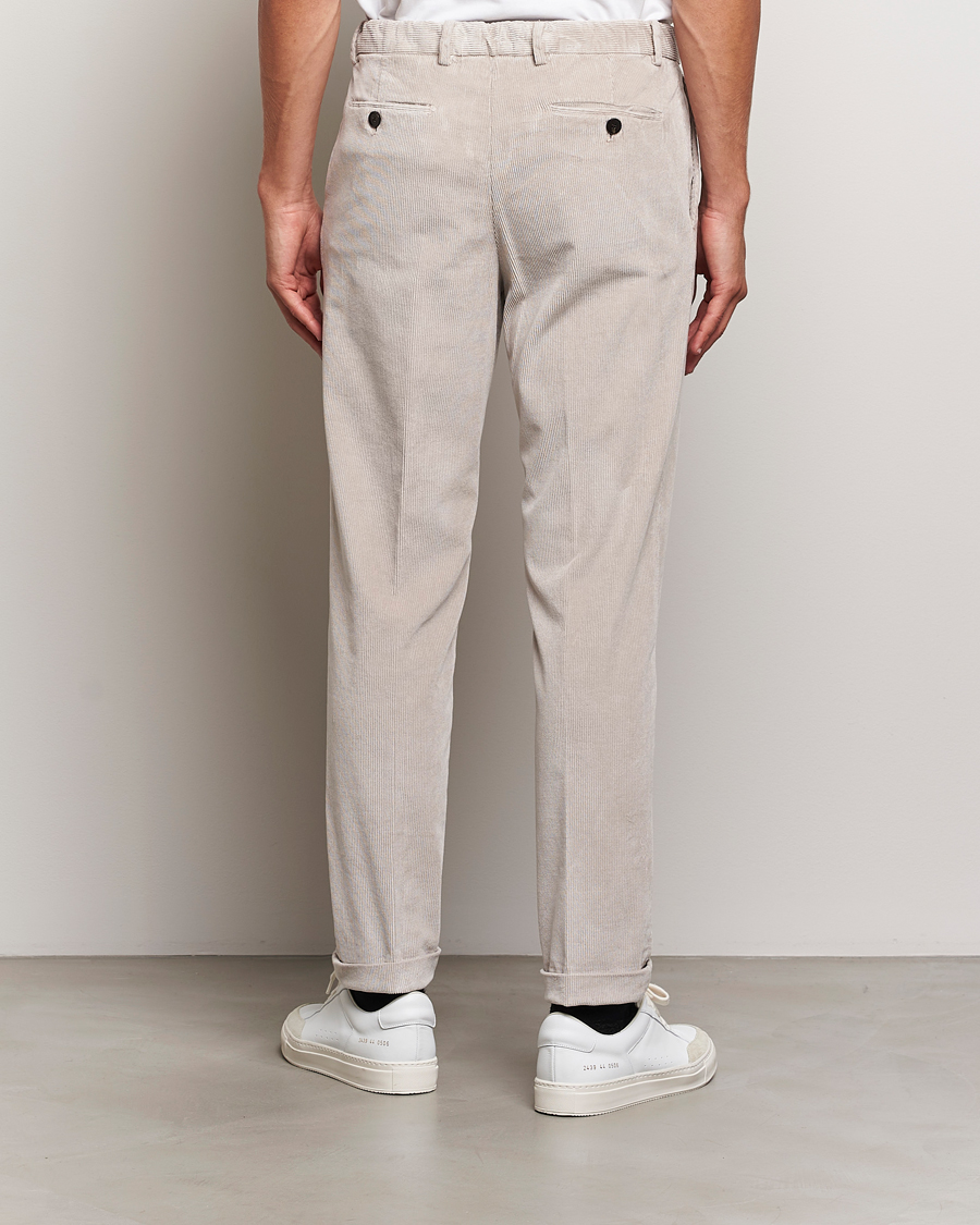 Hombres | Pantalones | Briglia 1949 | Easy Fit Corduroy Trousers Beige