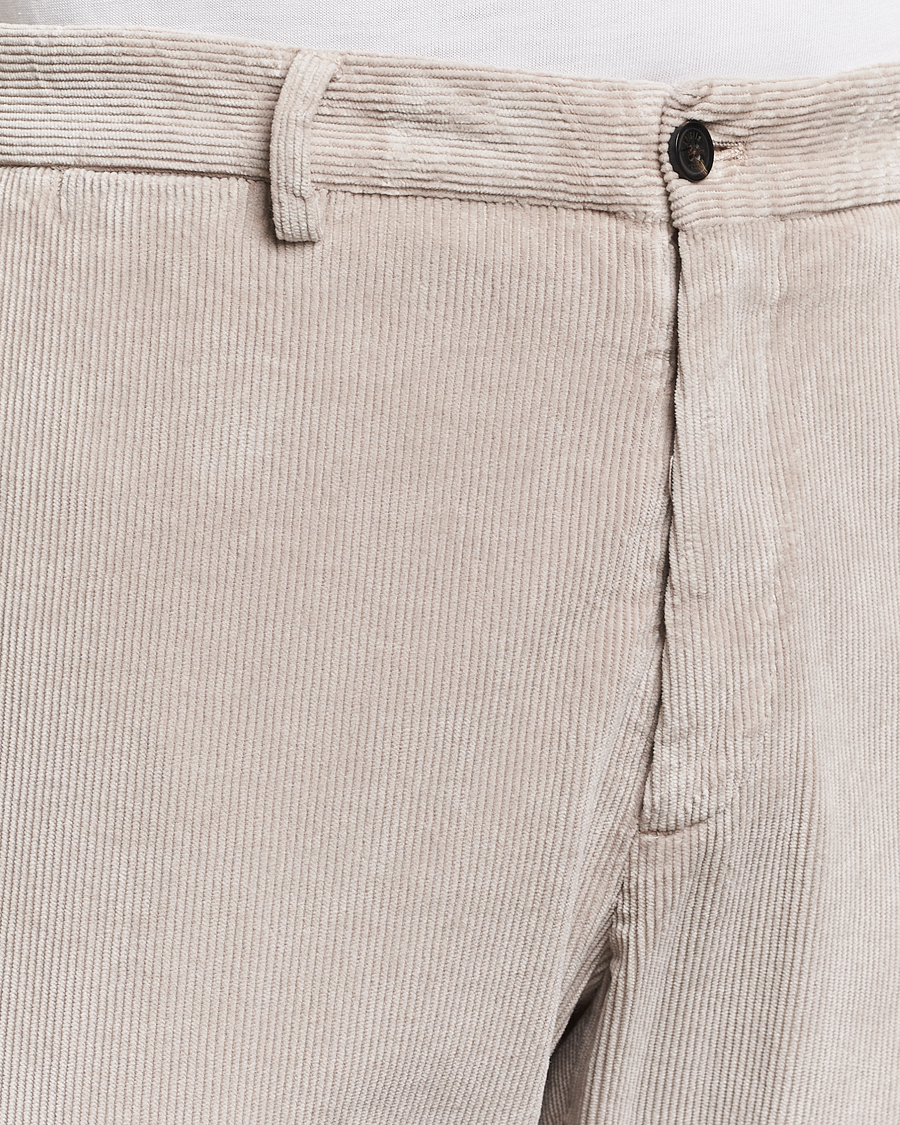 Hombres | Pantalones | Briglia 1949 | Easy Fit Corduroy Trousers Beige