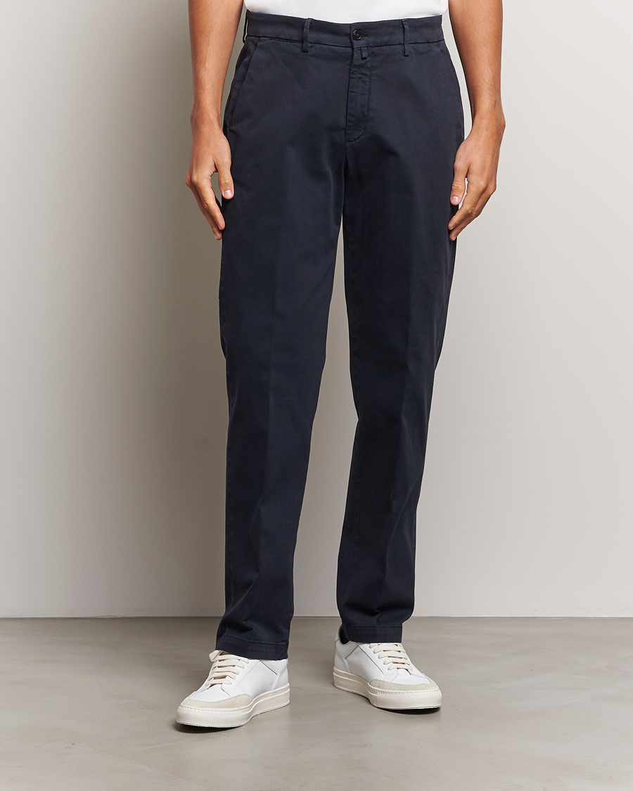 Hombres | Pantalones | Briglia 1949 | Soho Tailored Easy Fit Chino Navy