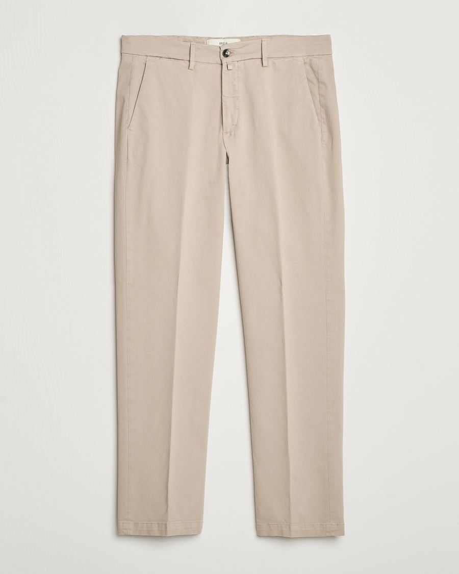 Hombres | Pantalones | Briglia 1949 | Soho Tailored Easy Fit Chino Beige