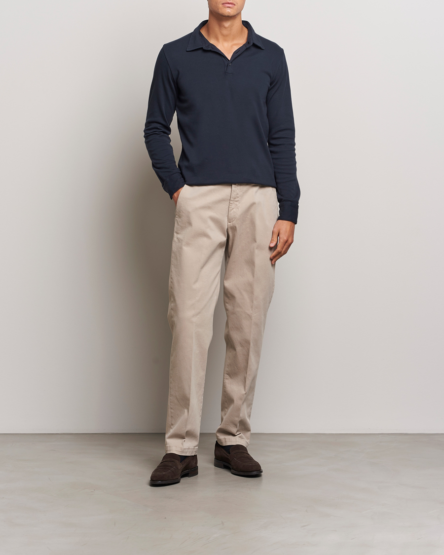 Hombres | Pantalones | Briglia 1949 | Soho Tailored Easy Fit Chino Beige