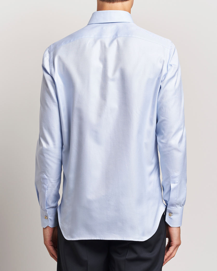 Hombres | Camisas | Kiton | Slim Fit Button Down Oxford Shirt Light Blue
