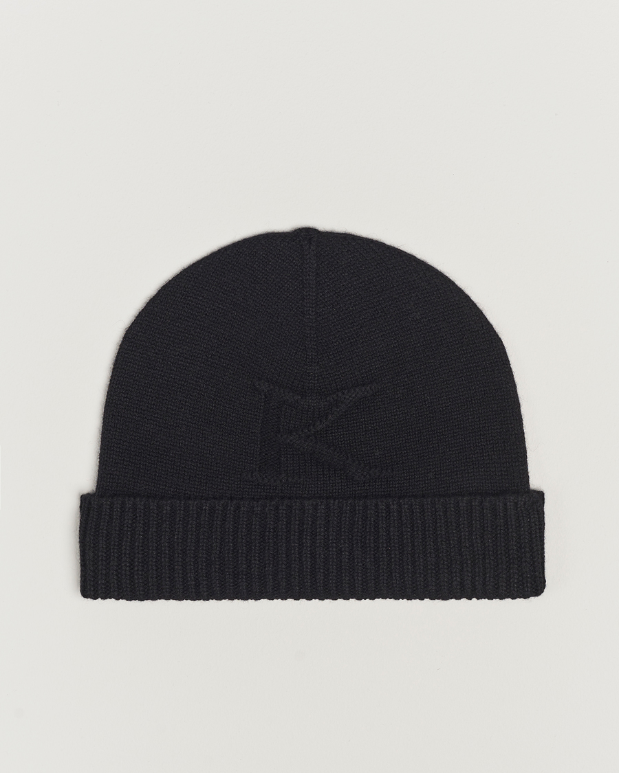 Hombres | Kiton Cashmere Beanie Black | Kiton | Cashmere Beanie Black