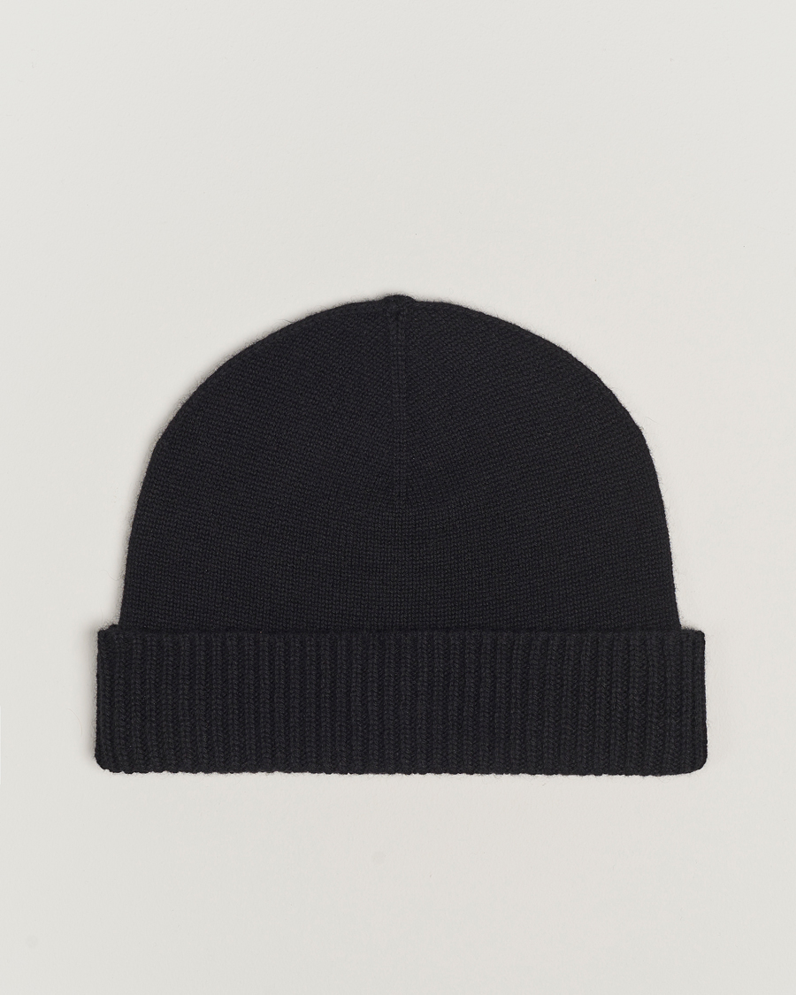 Hombres | Kiton Cashmere Beanie Black | Kiton | Cashmere Beanie Black