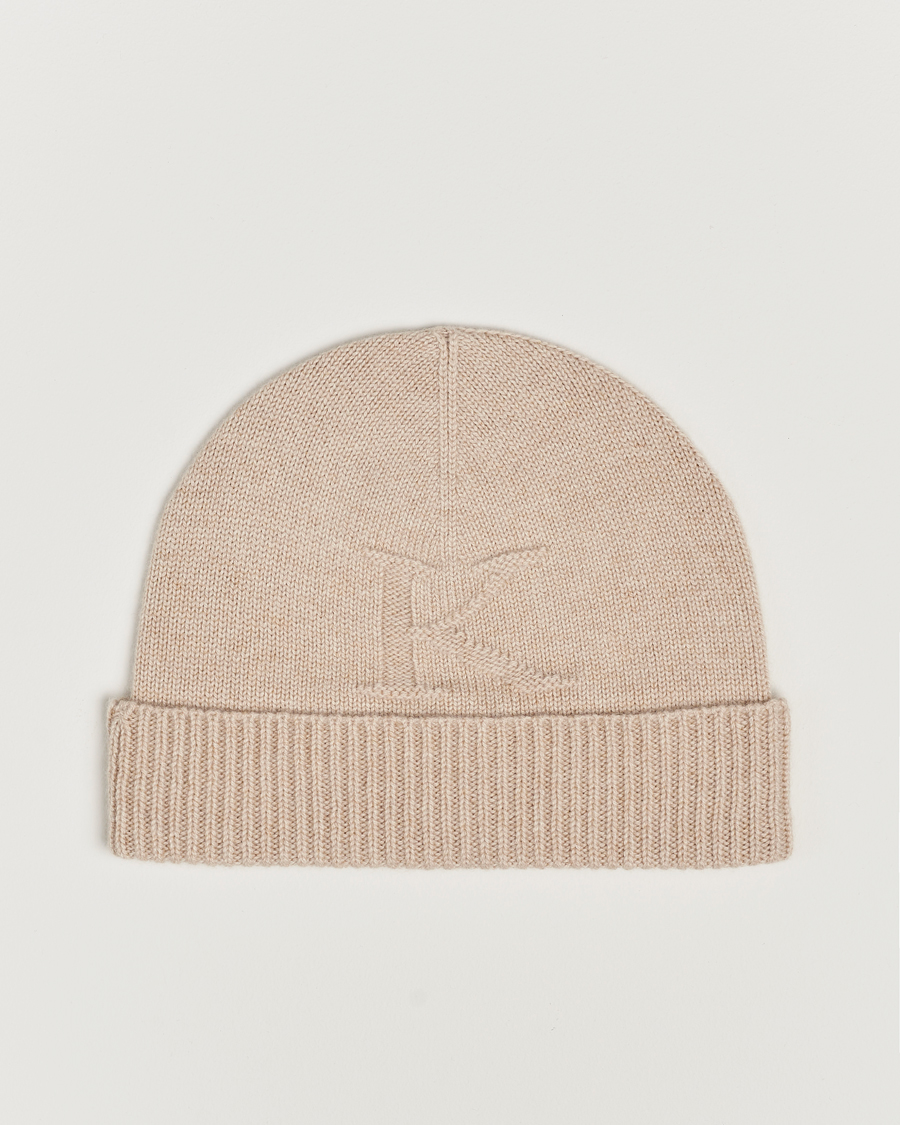 Hombres | Kiton Cashmere Beanie Beige | Kiton | Cashmere Beanie Beige