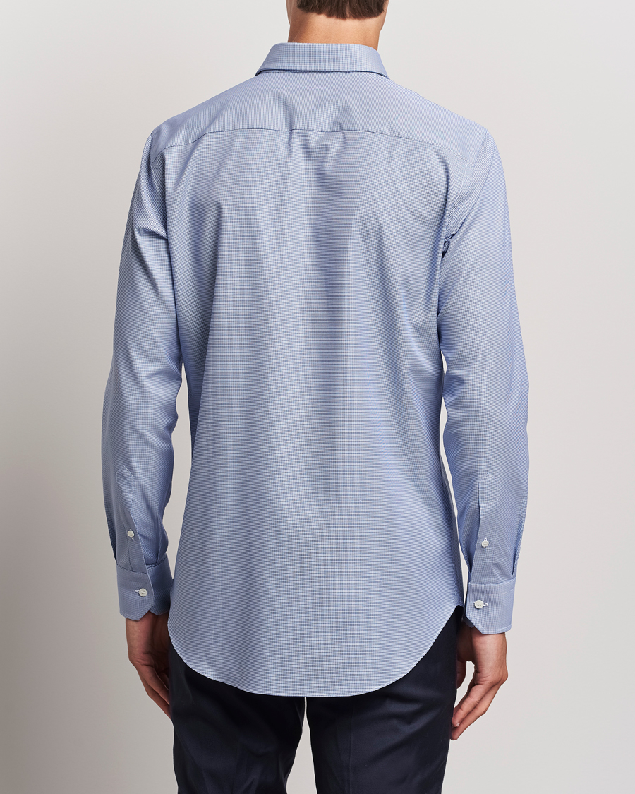 Hombres | Camisas | Brioni | Slim Fit Micro Structure Dress Shirt Light Blue