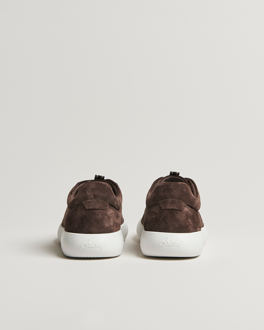 Hombres | Brioni Cassetta Sneakers Dark Brown Suede | Brioni | Cassetta Sneakers Dark Brown Suede