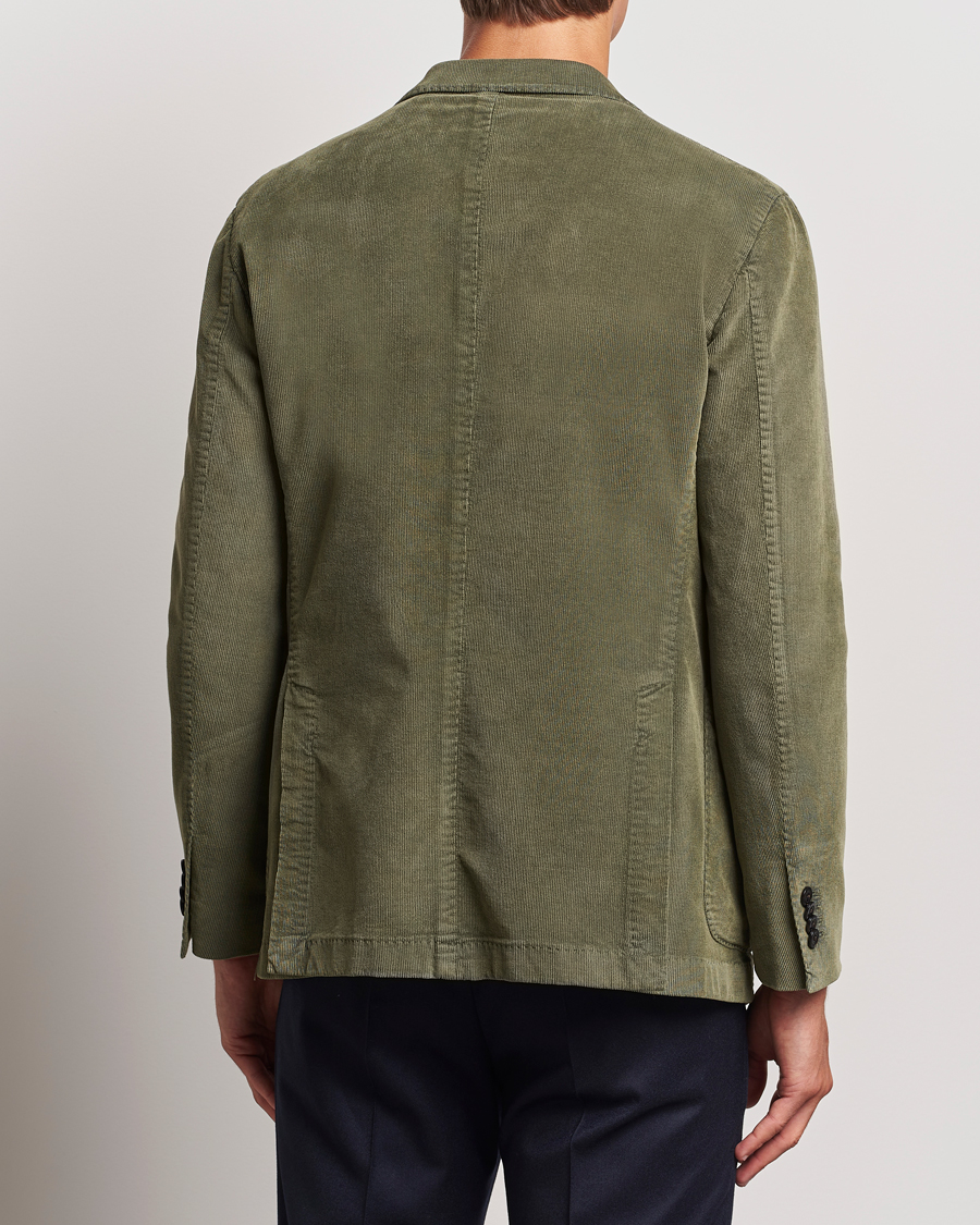 Hombres | Blazers | Boglioli | K Jacket Corduroy Blazer Dark Green