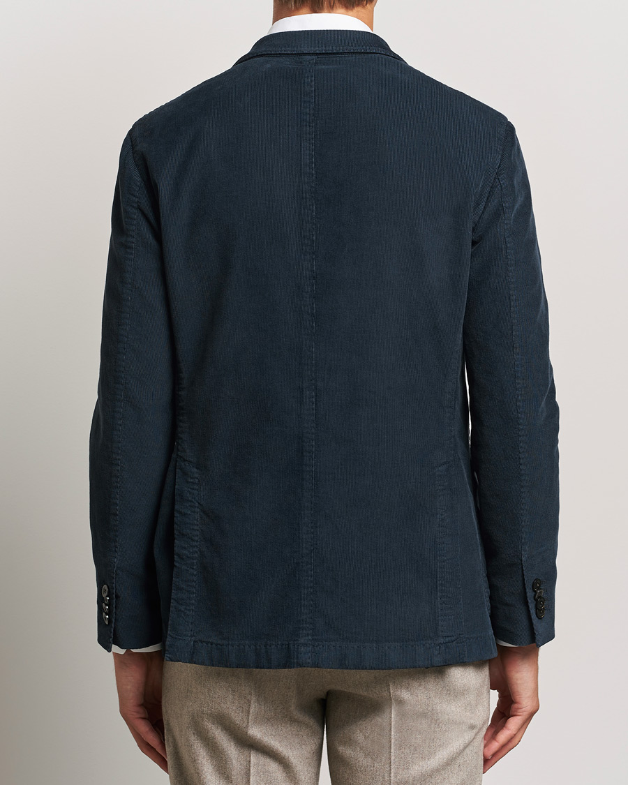 Hombres | Blazers | Boglioli | K Jacket Corduroy Blazer Navy