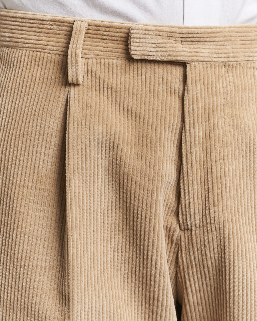 Hombres | Trajes | Boglioli | K Jacket Wale Corduroy Suit Beige