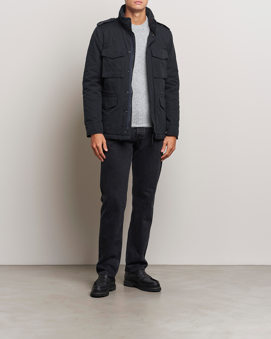 Hombres | Abrigos y chaquetas | Aspesi | Cotton Field Jacket Midnight