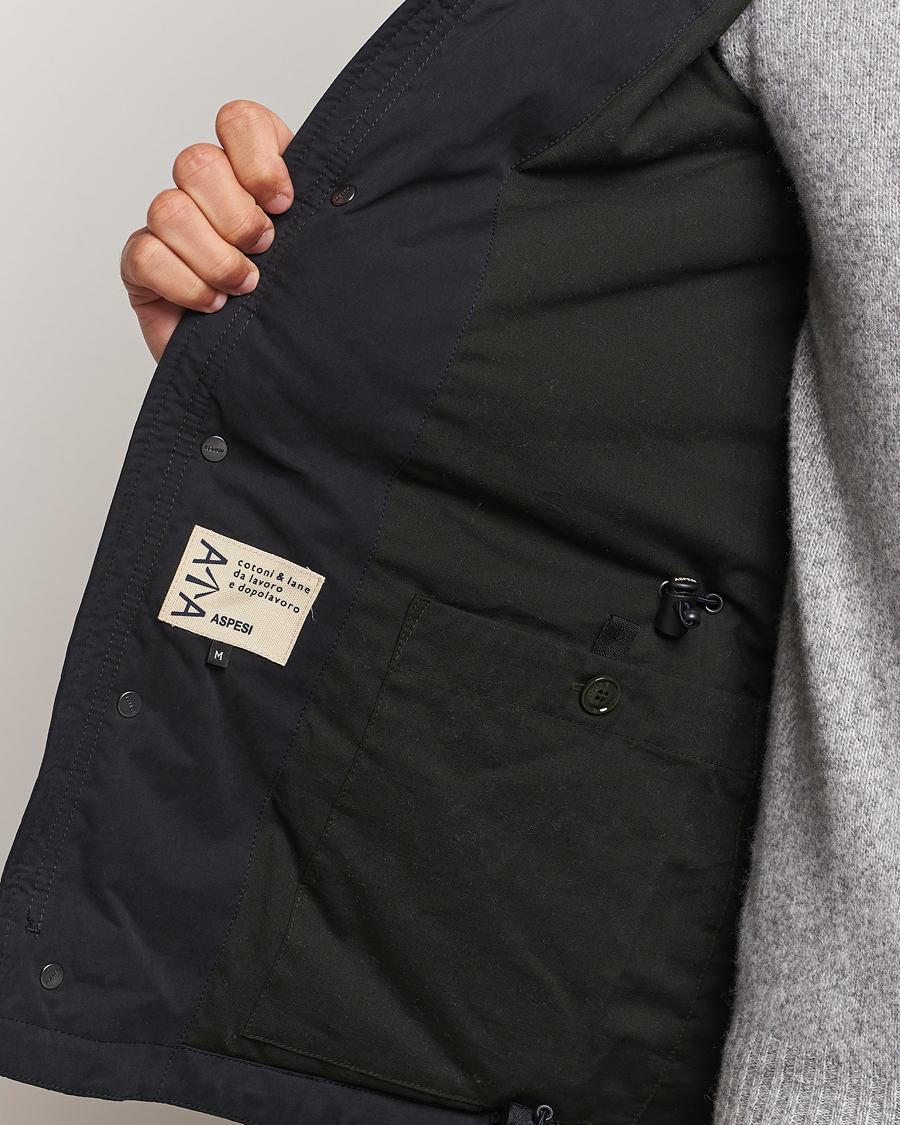 Hombres | Abrigos y chaquetas | Aspesi | Cotton Field Jacket Midnight