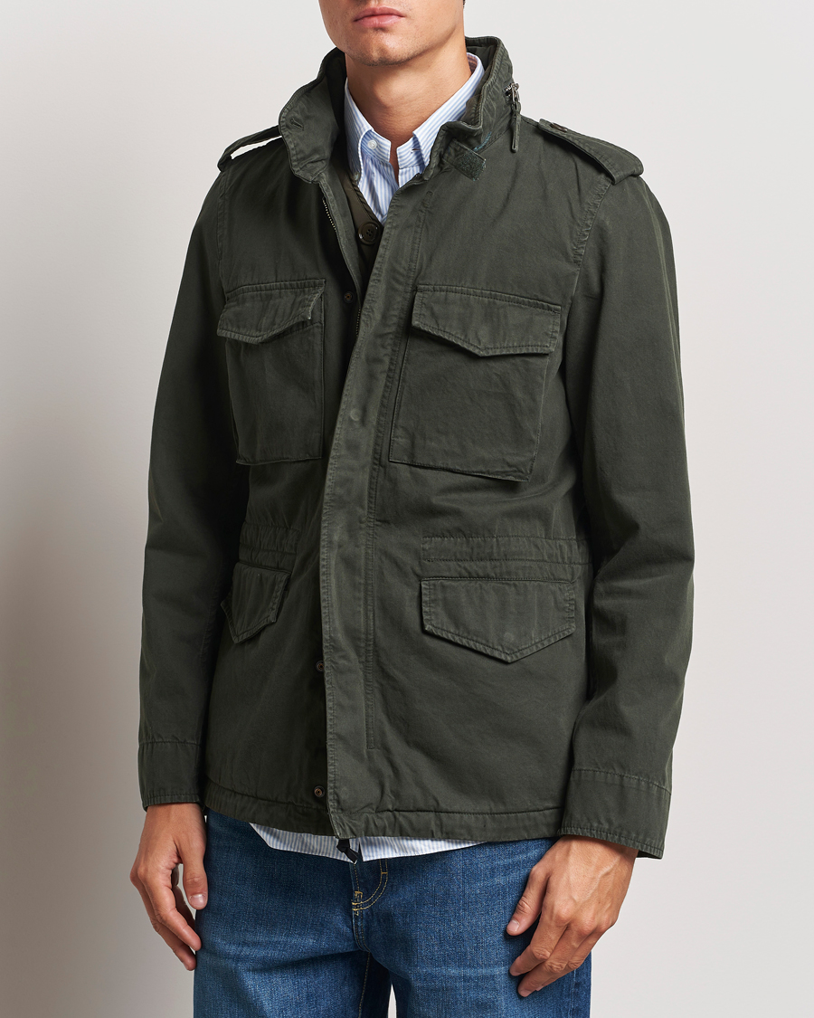 Hombres | Abrigos y chaquetas | Aspesi | Lined Cotton Field Jacket Military