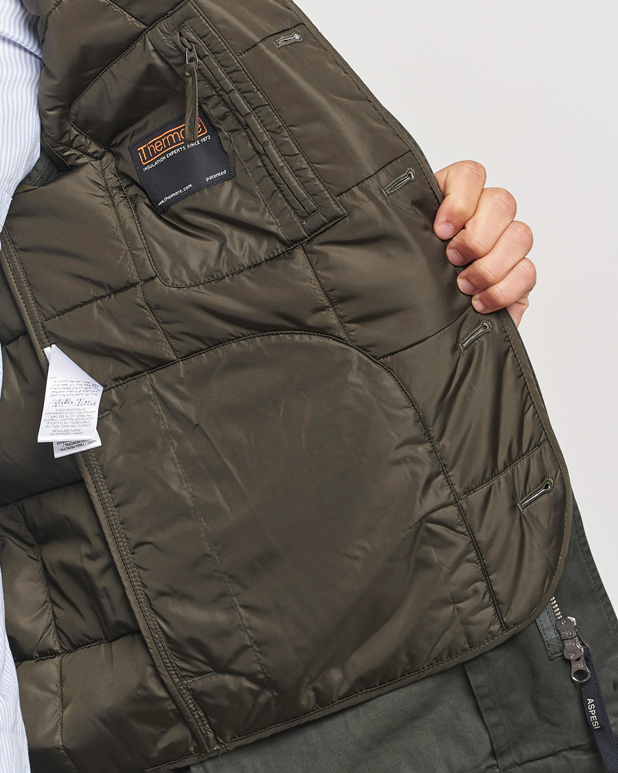 Hombres | Abrigos y chaquetas | Aspesi | Lined Cotton Field Jacket Military