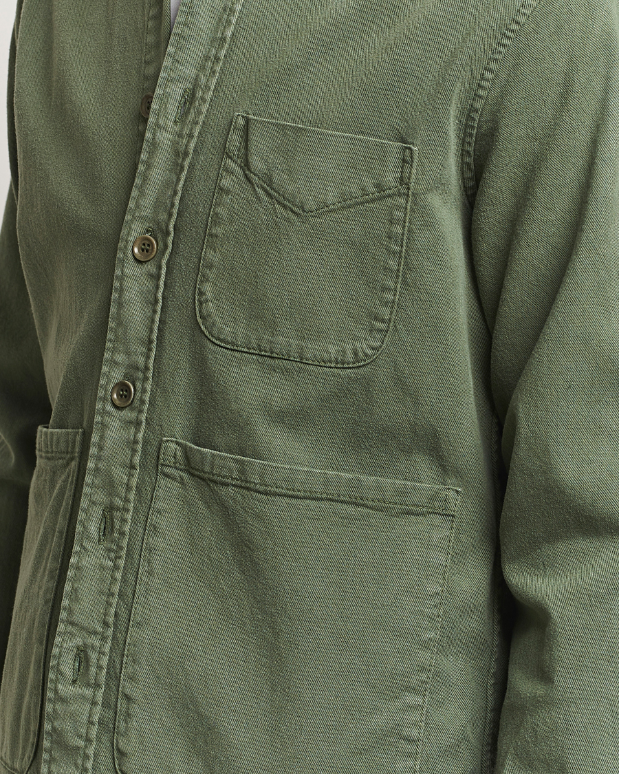 Hombres | Camisas | Aspesi | Cotton Utility Shirt Green