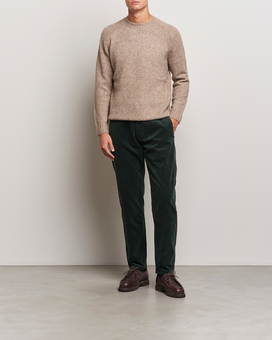 Hombres | Pantalones | Aspesi | Corduroy Pants Dark Green
