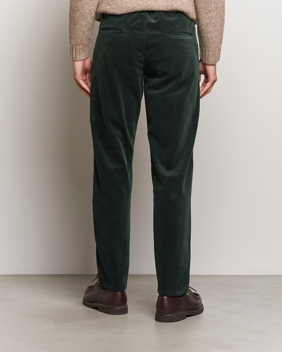 Hombres | Pantalones | Aspesi | Corduroy Pants Dark Green